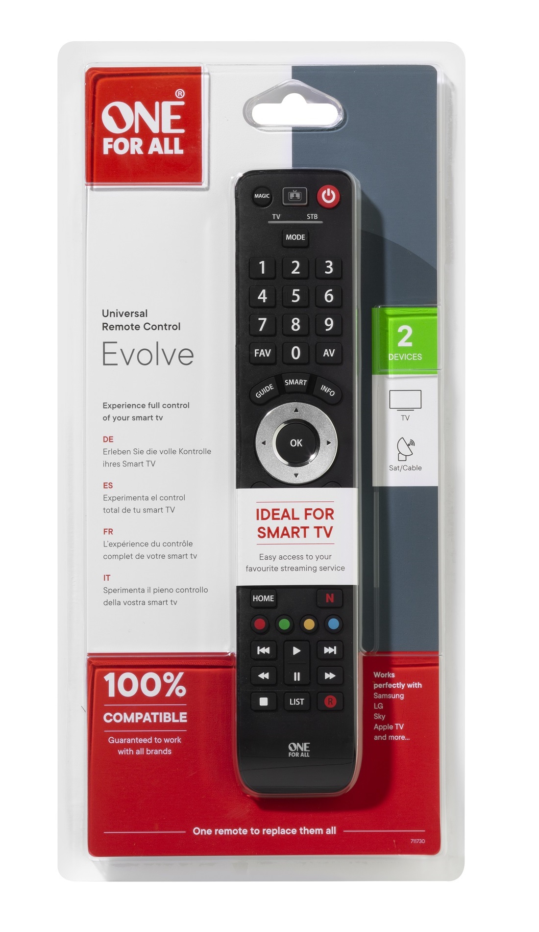 One For All Urc 11 7130 R00 Codes One For All - One For All